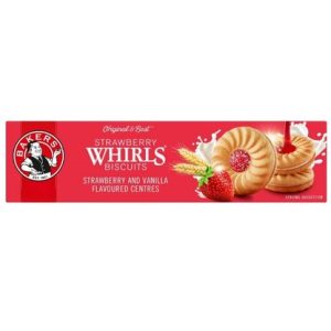 BAKERS STRAWBERRY WHIRLS 200G